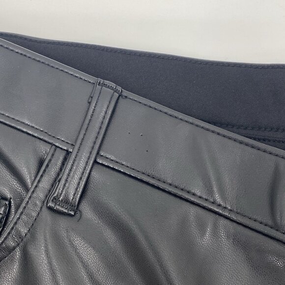 Abercrombie & Fitch Plus Size 20R The 90s Straight Ultra High Rise Vegan Leather - Picture 4 of 12